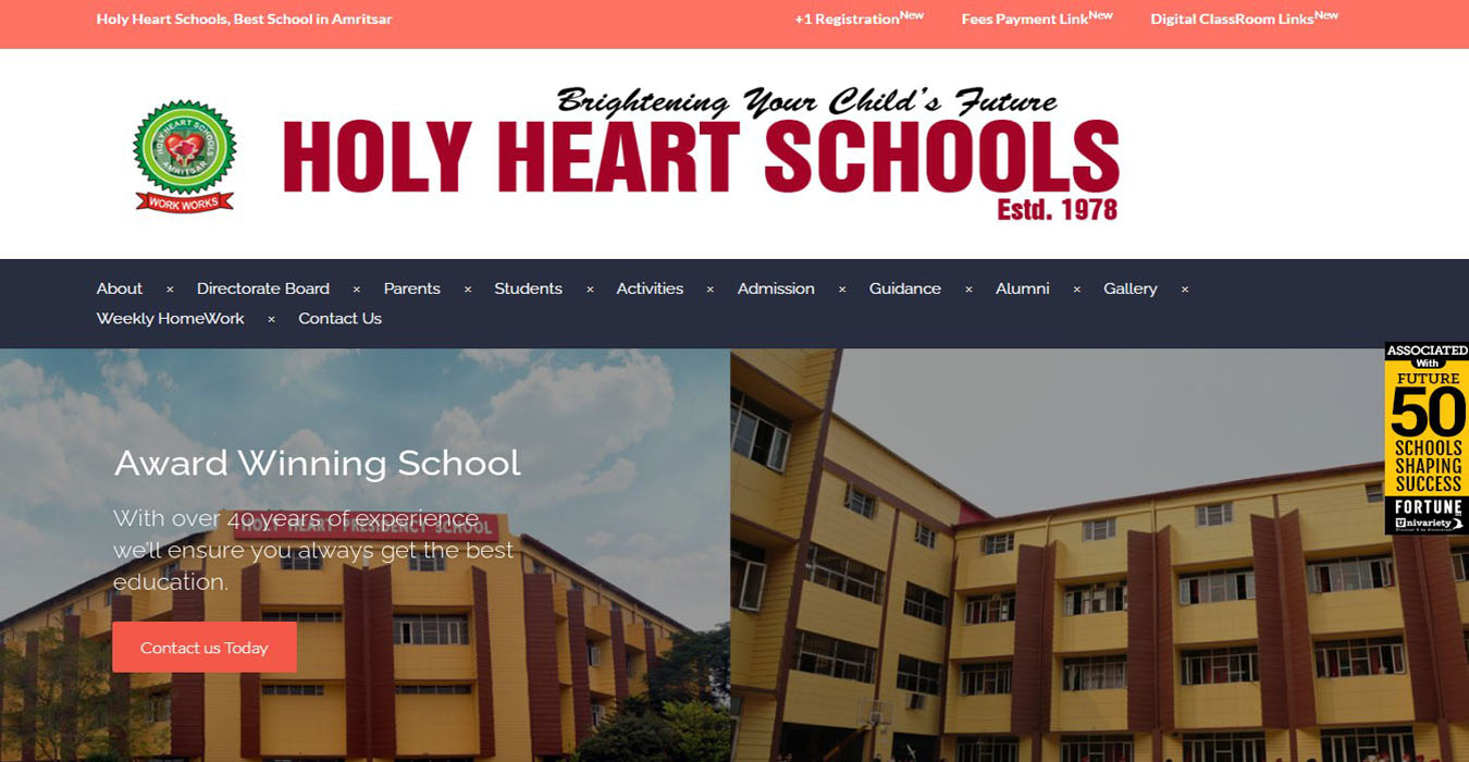 Holy Heart Schools.com